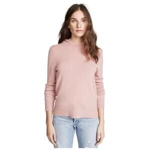 Jenni Kayne Cashmere Pullover Hoodie Pink